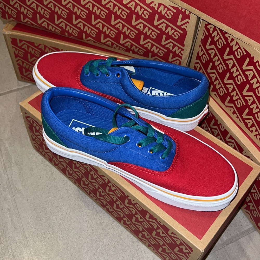 π΄ VANS ERA PRIMARY COLORS BLOCK SHOES βπ» - Picture 12 of 12